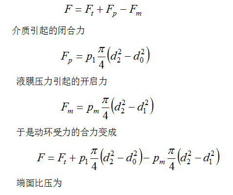 機械密封主要性能參數(shù)